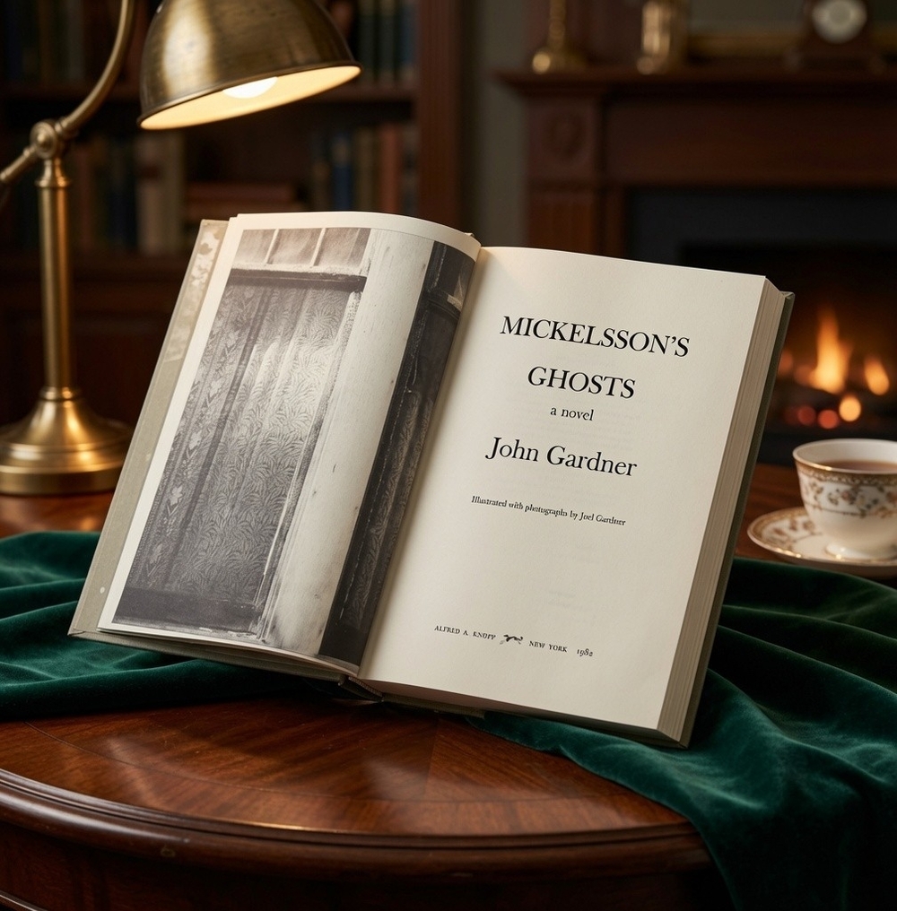 John Gardner Mickelsson's Ghosts First Edition Hardcover 1982 Knopf Novel